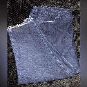 AvenueDenim Fringe Blue Jeans